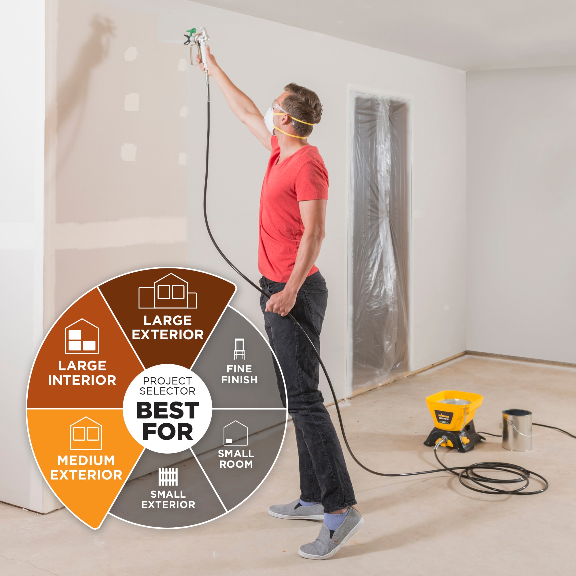 Wagner Control Pro 130 Electric Stationary Airless Paint Sprayer - 1